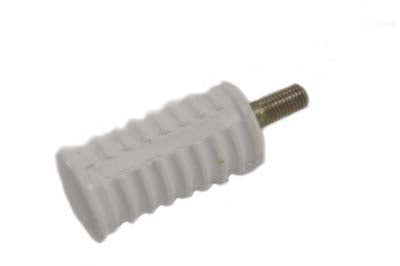 Shifter Footpeg White Rubber