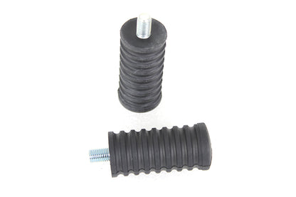 Rubber Shifter Footpeg Set Black