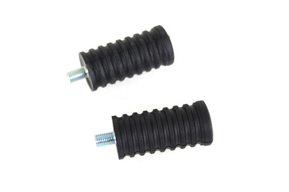 Rubber Shifter Footpeg Set Black