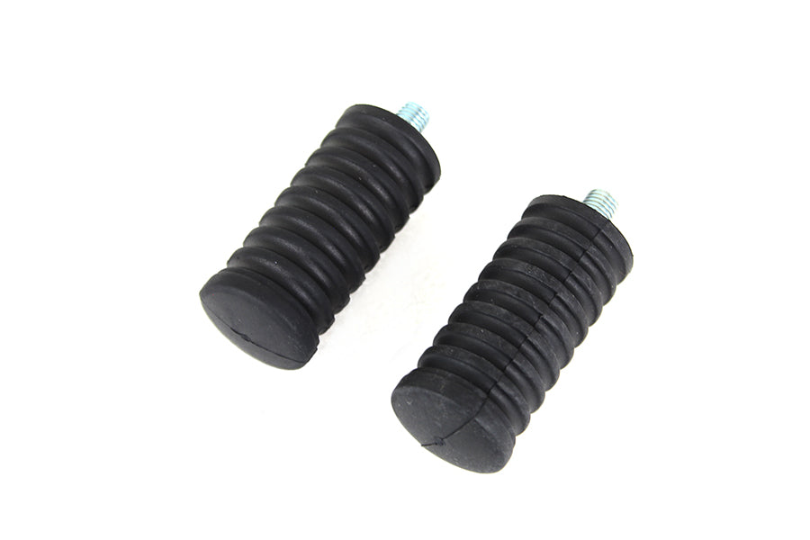 Rubber Shifter Footpeg Set Black