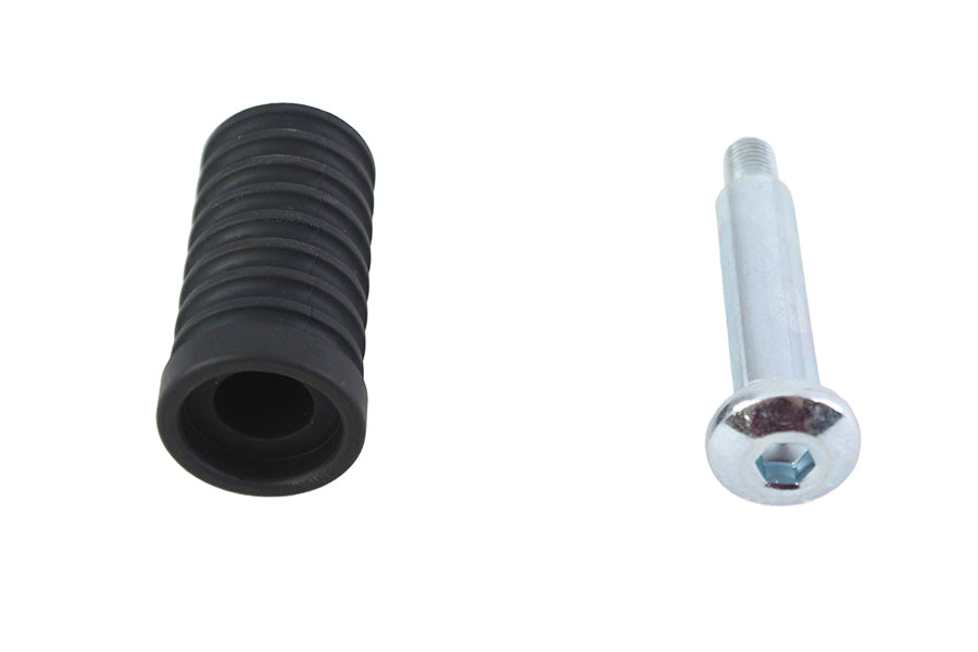 Rubber Shifter Peg Black with Screw