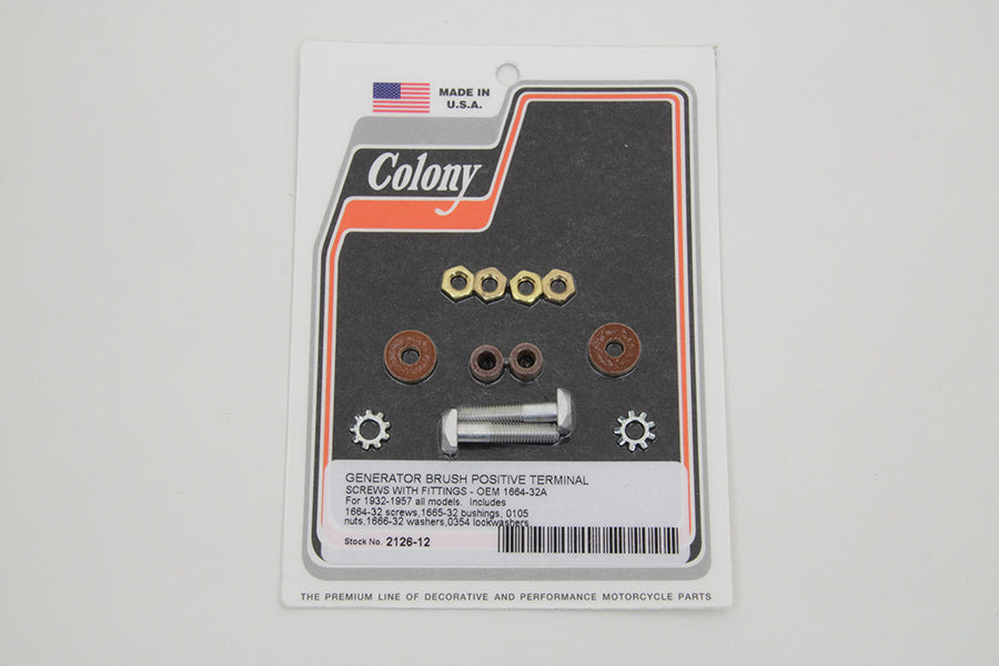 Generator 3-Brush Terminal Screw Kit