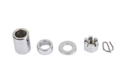 Chrome Rear Axle Nut Kit