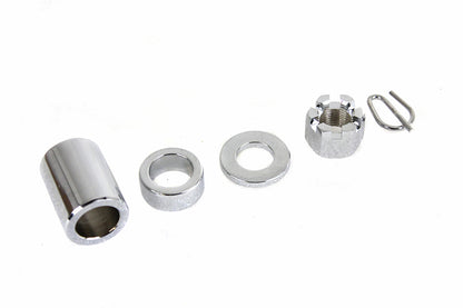 Chrome Rear Axle Nut Kit