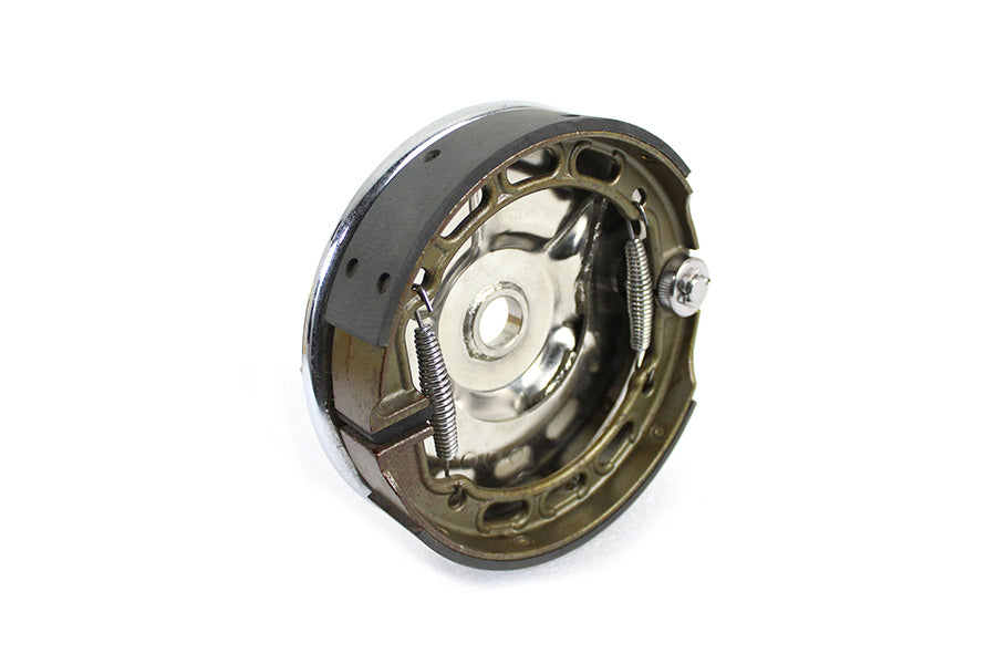 Rear Mechanical Brake Backing Plate Kit Chrome
