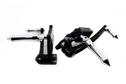 Black Billet Extended Forward Control Set