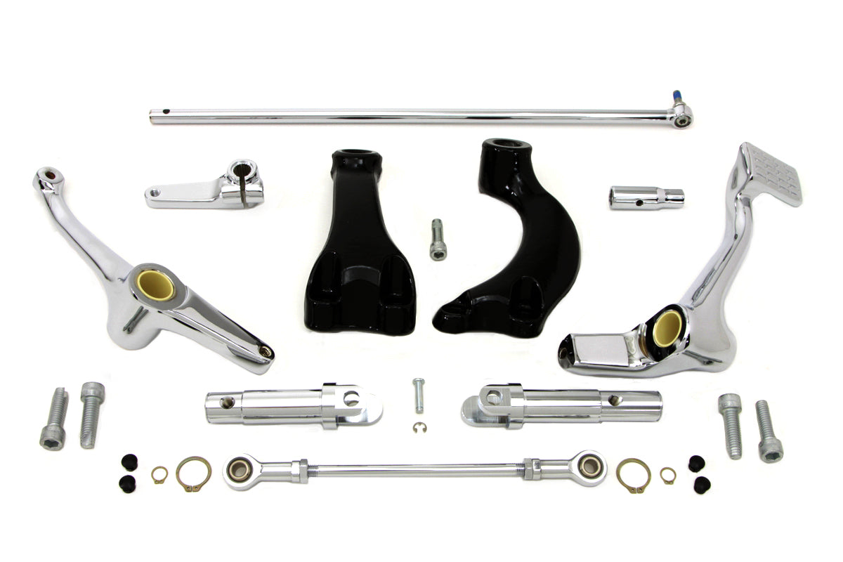 Chrome Forward Control Kit with Pegs