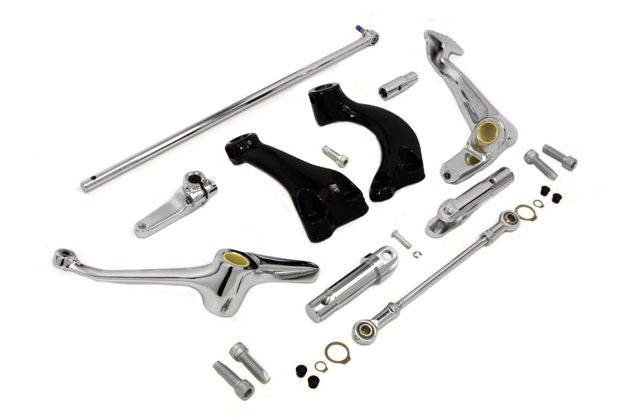 Chrome Forward Control Kit with Pegs