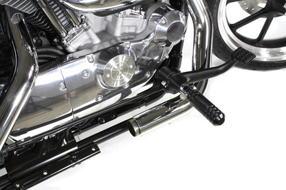 Black Forward Control Kit With Pegs