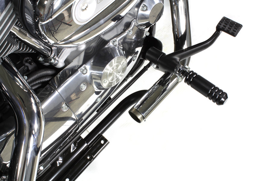 Black Forward Control Kit With Pegs