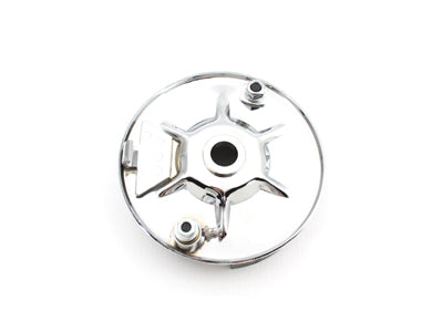 Rear Mechanical Brake Backing Plate Kit Chrome