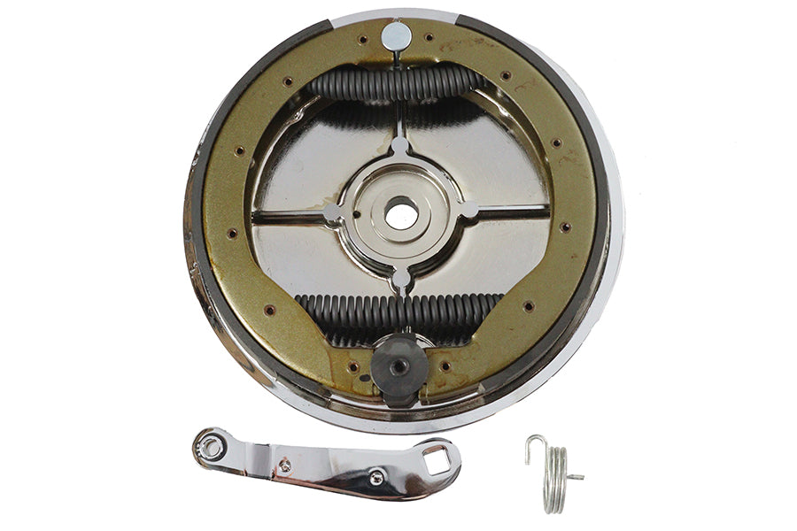 Rear Brake Backing Plate Kit Chrome
