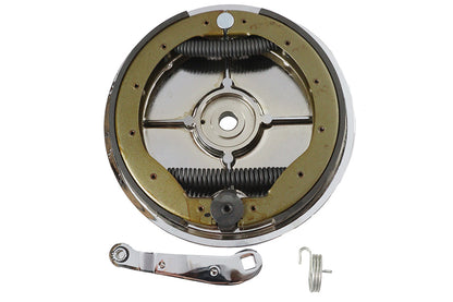 Rear Brake Backing Plate Kit Chrome