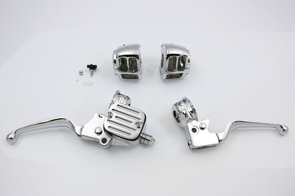 Contour Style Chrome Handlebar Control Kit