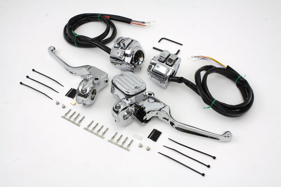 Chrome Handlebar Control Kit