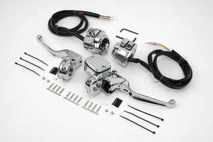 Chrome Handlebar Control Kit