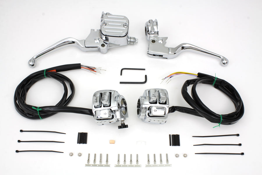 Chrome Handlebar Control Kit