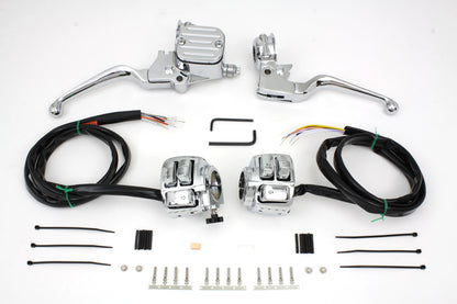 Chrome Handlebar Control Kit