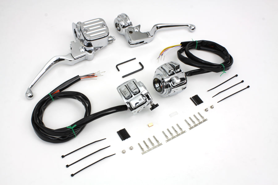 Chrome Handlebar Control Kit