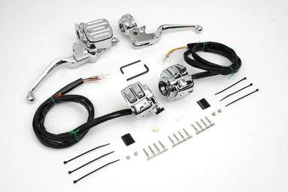 Chrome Handlebar Control Kit