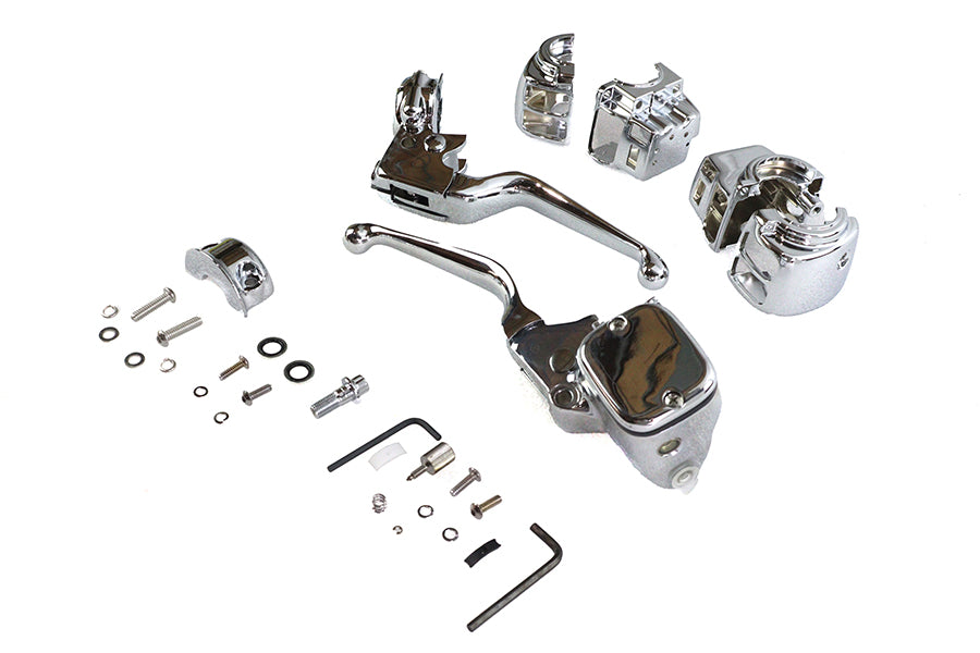 Chrome Handlebar Control Kit