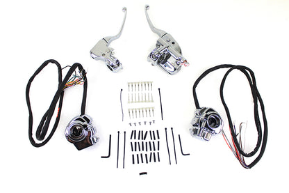 Chrome Handlebar Control Kit