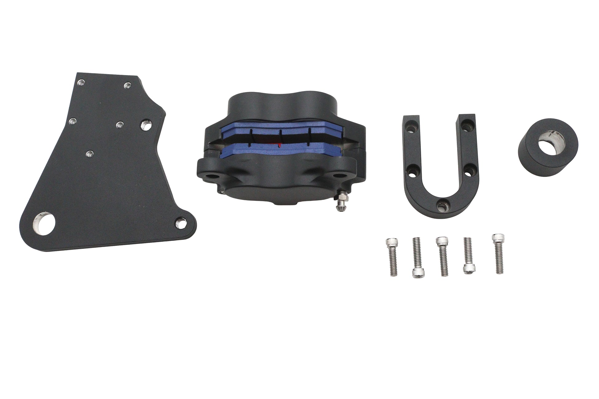 Ultima 4-Piston Front Brake Caliper Kit Black