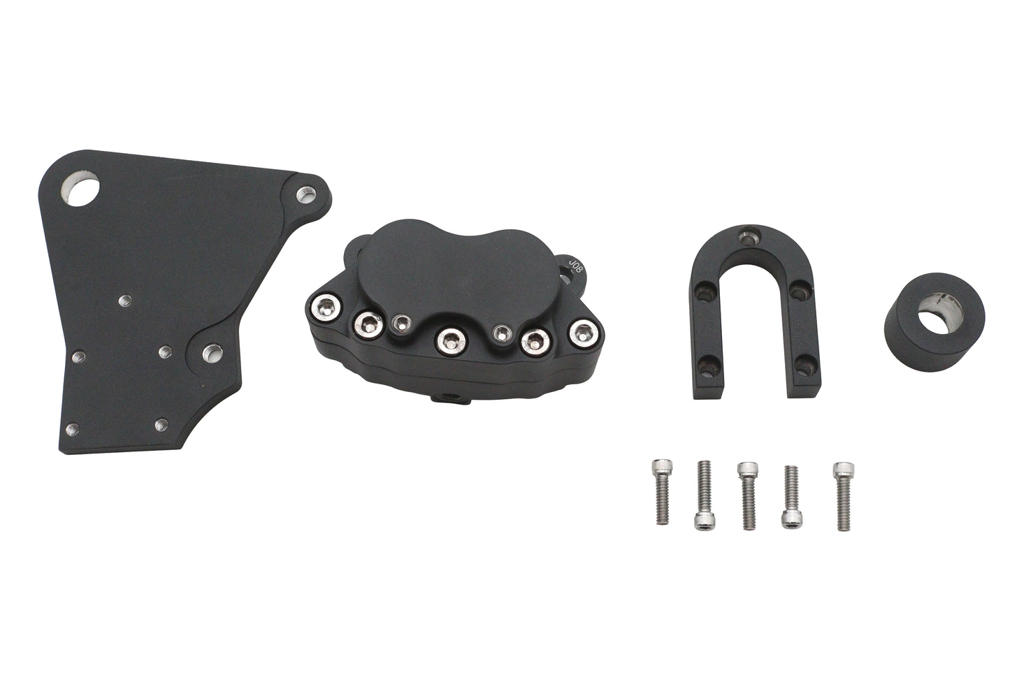 Ultima 4-Piston Front Brake Caliper Kit Black