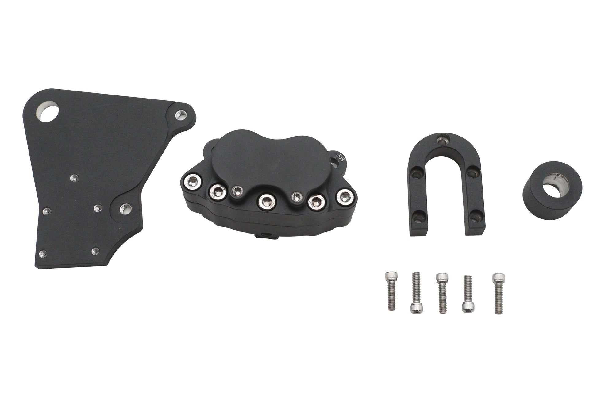 Ultima 4-Piston Front Brake Caliper Kit Black