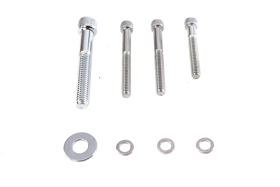 Sprocket Cover Screw Kit Chrome