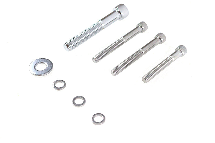 Sprocket Cover Screw Kit Chrome