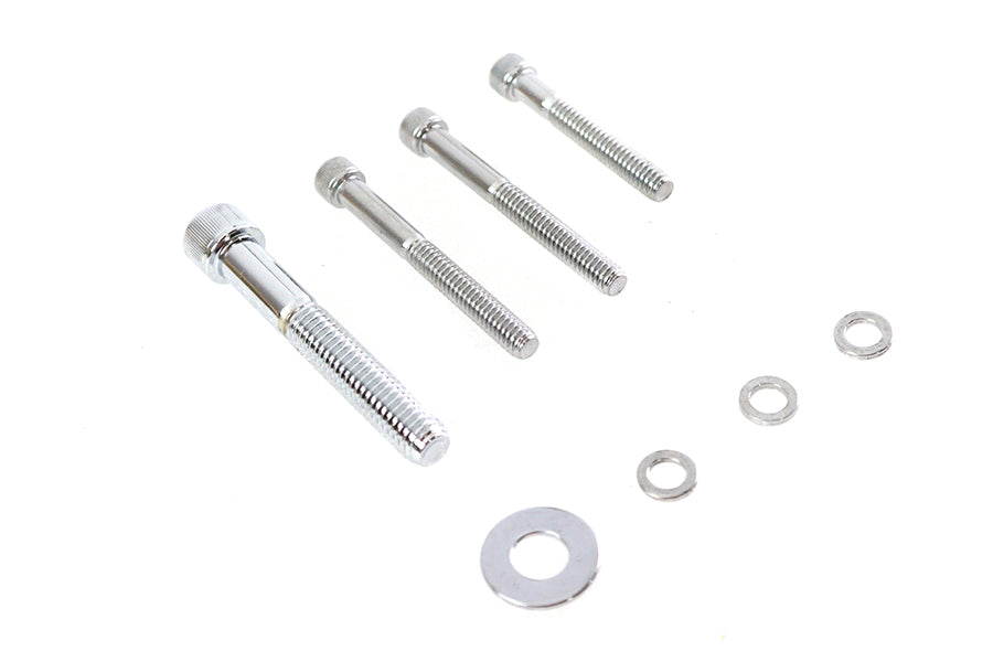 Sprocket Cover Screw Kit Chrome