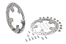 11.8 Drilled Front Brake Disc Set Mirror Polished Stainless
