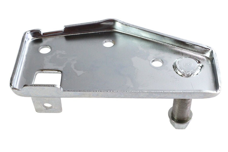 Rear Brake Pedal Mount Plate Chrome