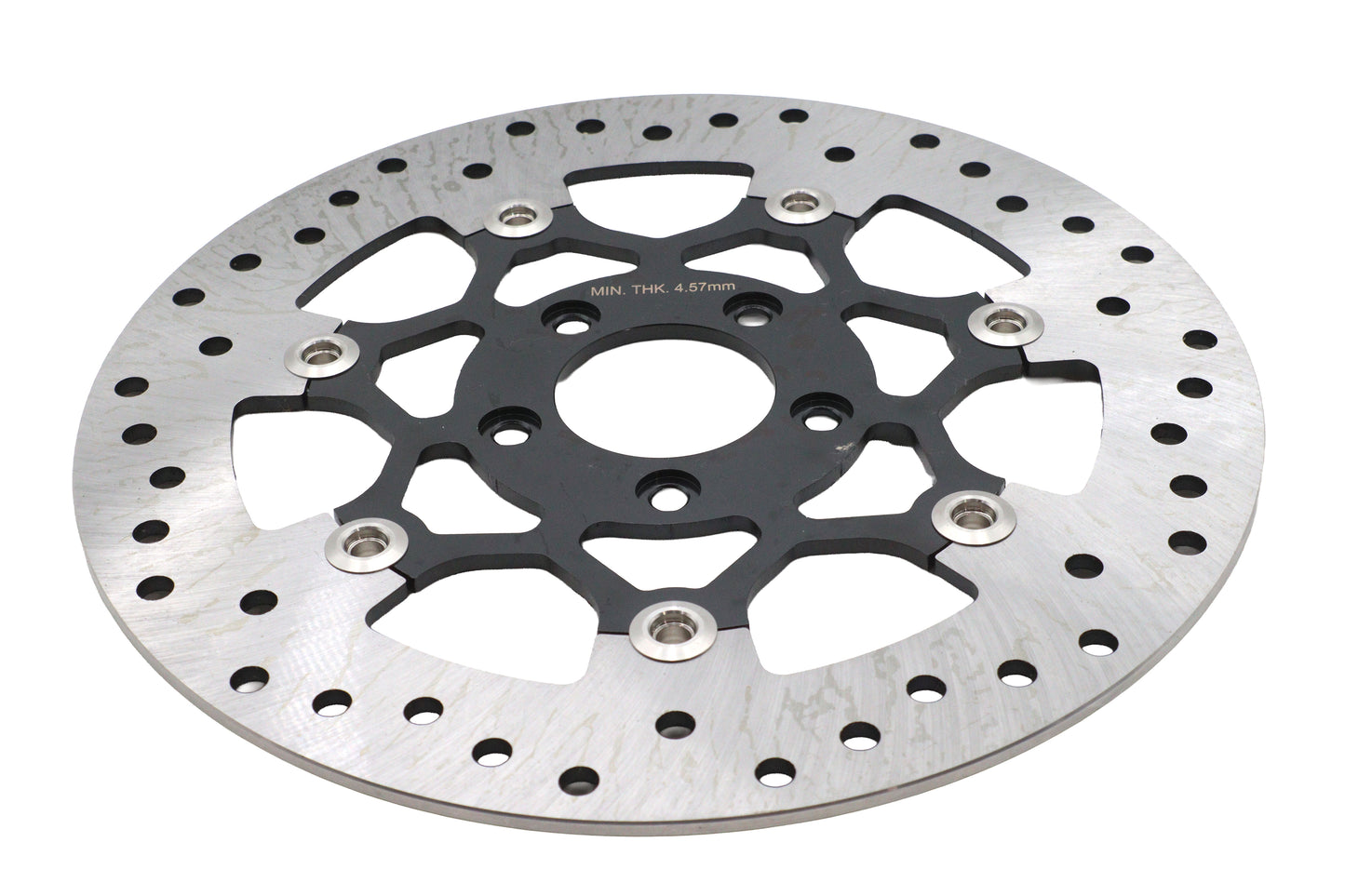 Floating Stainless Steel & Black 11.8 Front Brake Disc