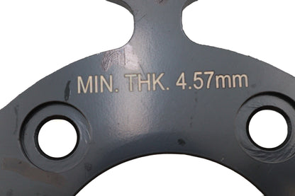 Floating Stainless Steel & Black 11.8 Front Brake Disc