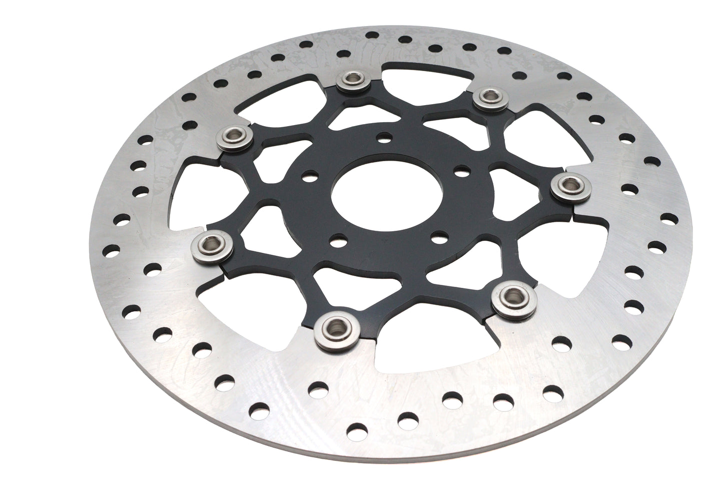 Floating Stainless Steel & Black 11.8 Front Brake Disc
