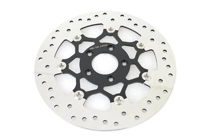 Floating Stainless Steel, Black & Polished 11.8 Front Brake