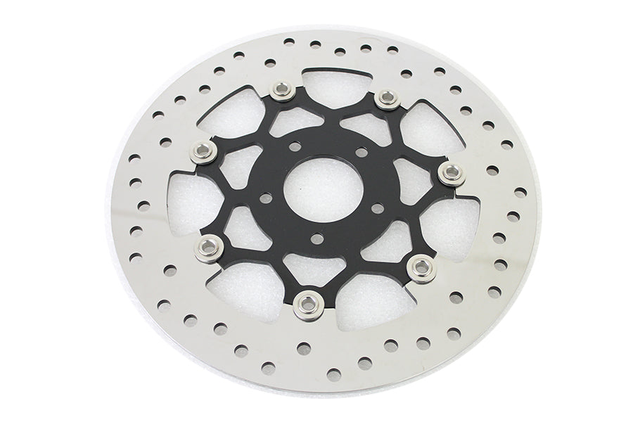 Floating Stainless Steel, Black & Polished 11.8 Front Brake