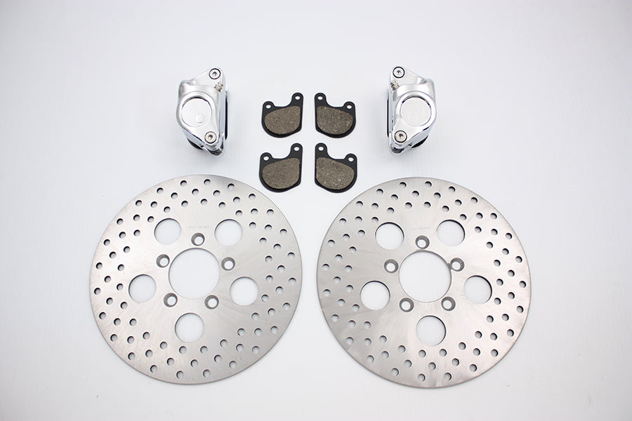 Front Dual Disc Calipers and 10 Disc Kit