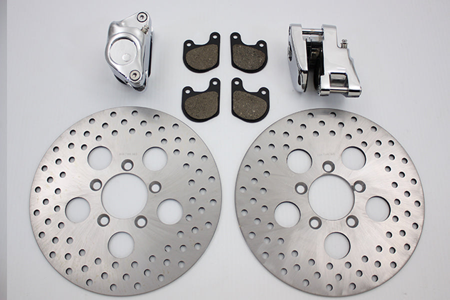Front Dual Disc Calipers and 10 Disc Kit