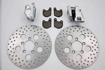 Front Dual Disc Calipers and 10 Disc Kit