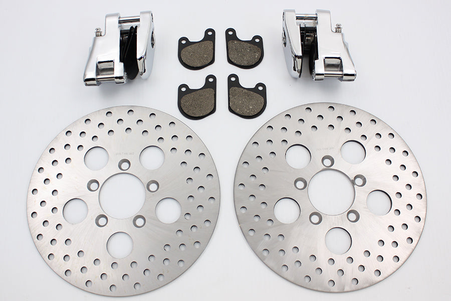 Front Dual Disc Calipers and 10 Disc Kit