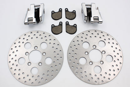 Front Dual Disc Calipers and 10 Disc Kit