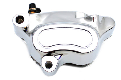 Chrome Front 4 Piston Left Side Caliper