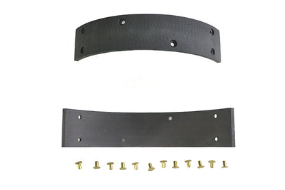 Rear Brake Shoe Linings with Rivets