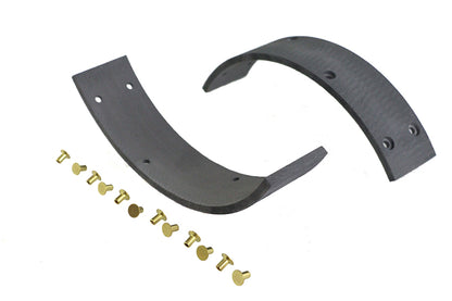 Rear Brake Shoe Linings with Rivets