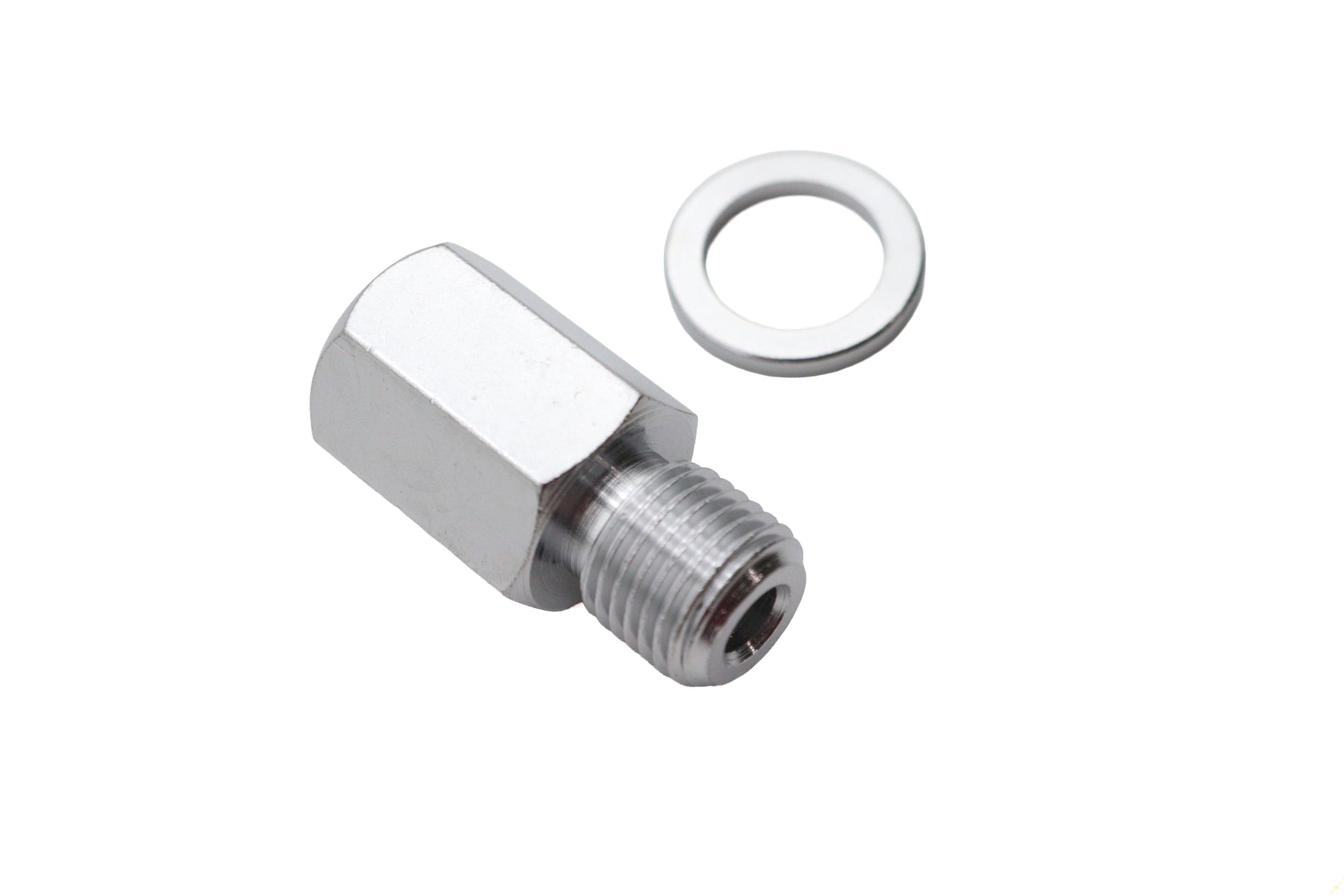 Chrome Brake Hose Fitting