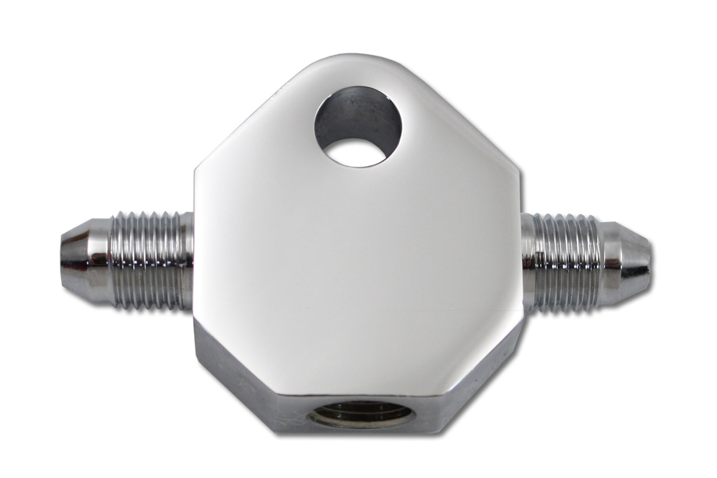 Brake Line Tee Chrome