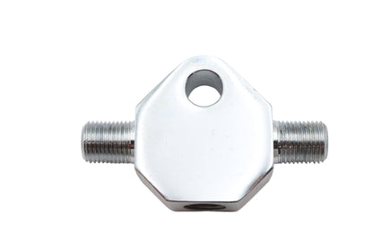 Chrome Brake Line Tee